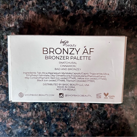 NWT BASIC BEAUTY BRONZY AF PALETTE - Picture 7 of 7